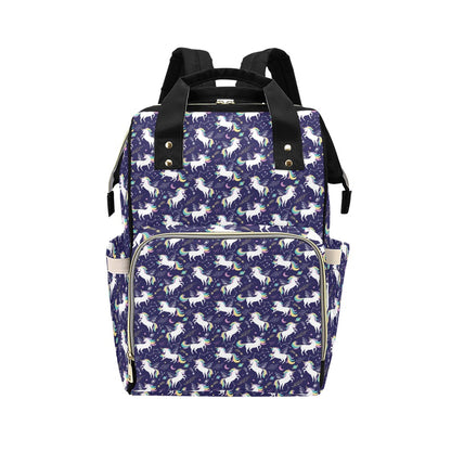 Unicorn Print Design LKS305 Diaper Bag Backpack