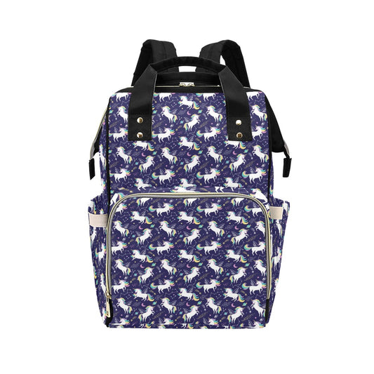 Unicorn Print Design LKS305 Diaper Bag Backpack