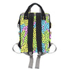 90s Pattern Print Design 2 Diaper Bag Backpack