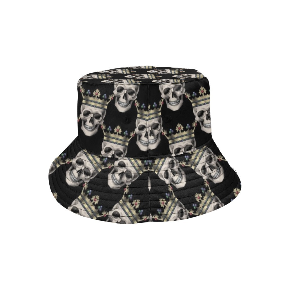 Skull King Print Design LKS3010 Unisex Bucket Hat