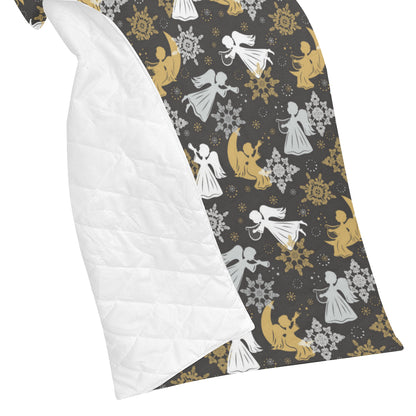 Angel Pattern Print Design 04 Premium Quilt