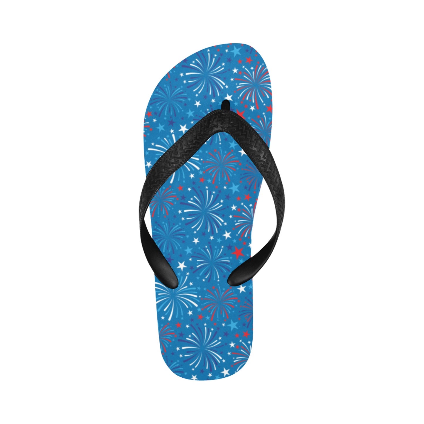 Firework Celebration Print Design LKS304 Flip Flops