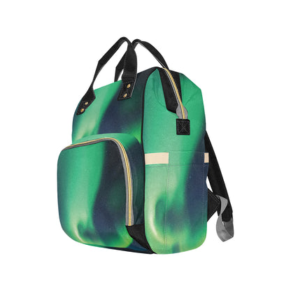 Aurora Borealis Pattern Print Design 04 Diaper Bag Backpack
