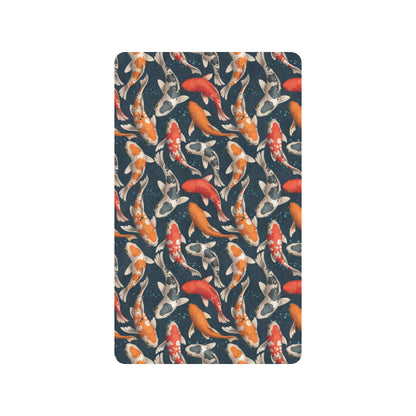 Koi Carp Cute Design Themed Print Rubber Doormat