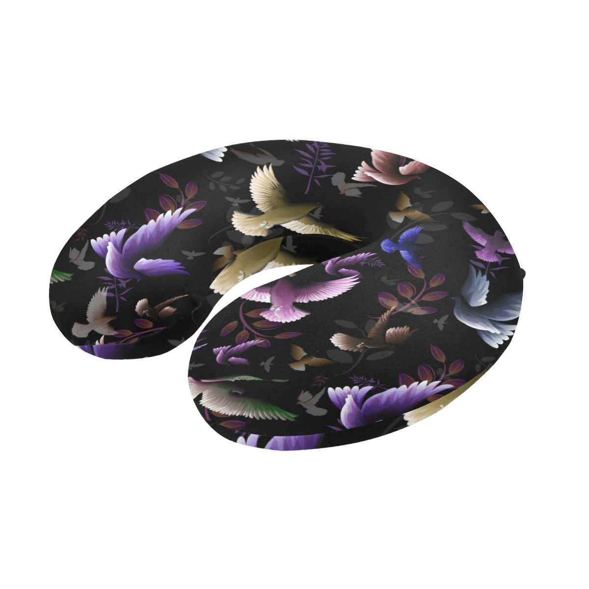 Pigeon Pattern Print Design 01 U-Shaped Travel Neck Pillow