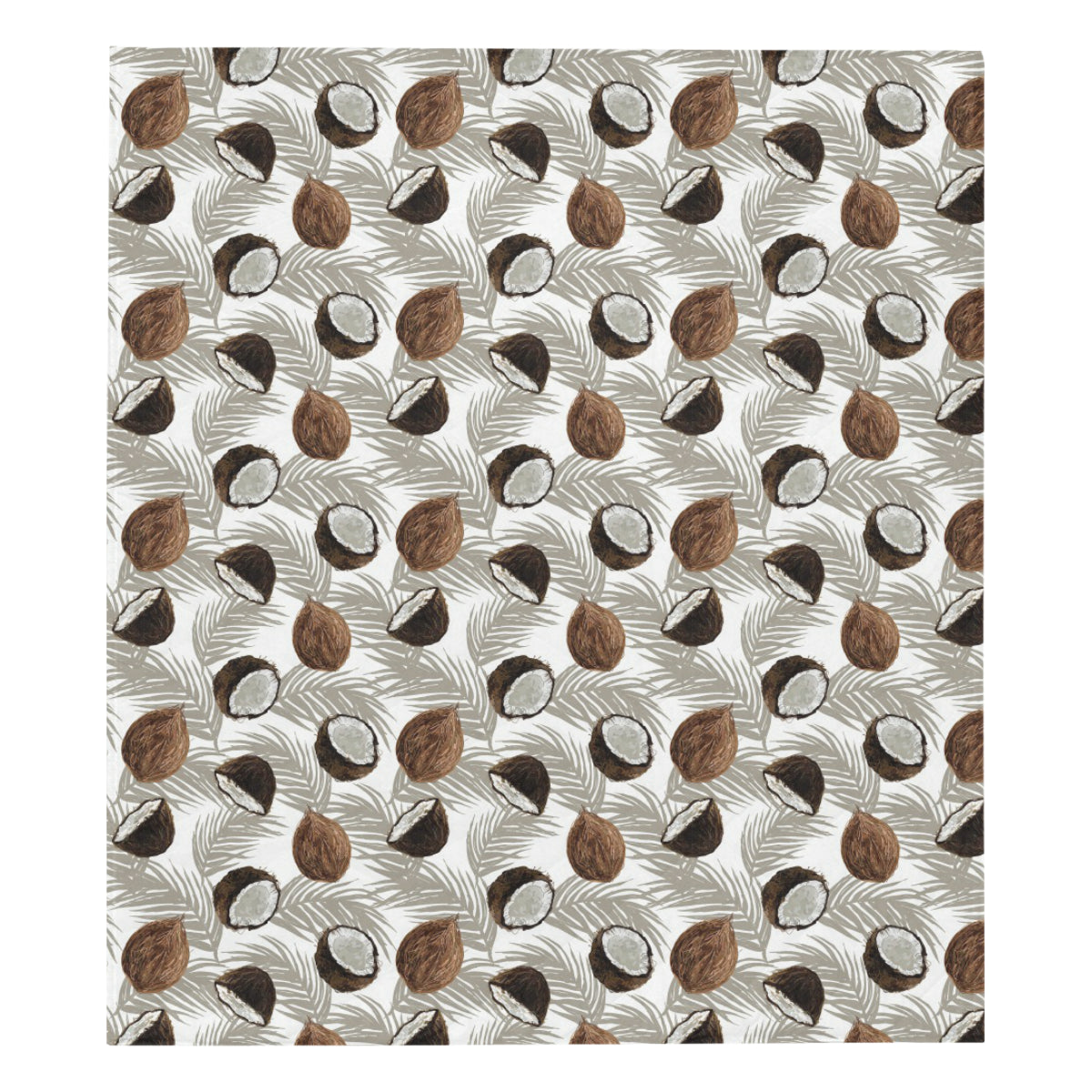 Coconut Pattern Print Design CN03 Premium Quilt
