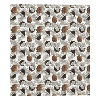 Coconut Pattern Print Design CN03 Premium Quilt