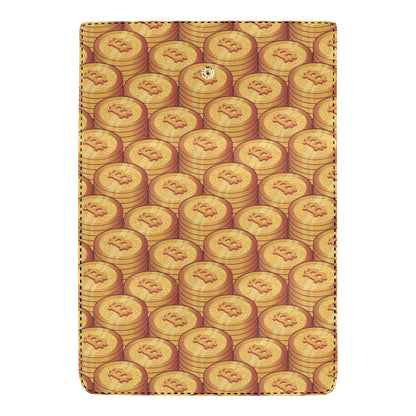Bitcoin Pattern Print Design 02 Women's Trifold Wallet