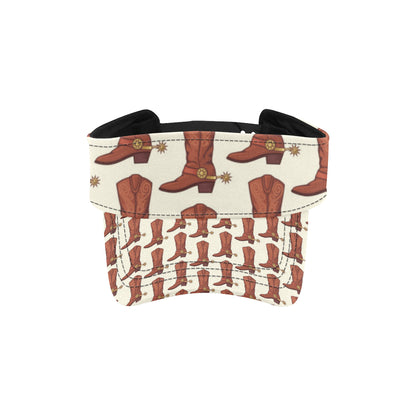 Cowboy Pattern Print Design 06 Unisex Sun Visor