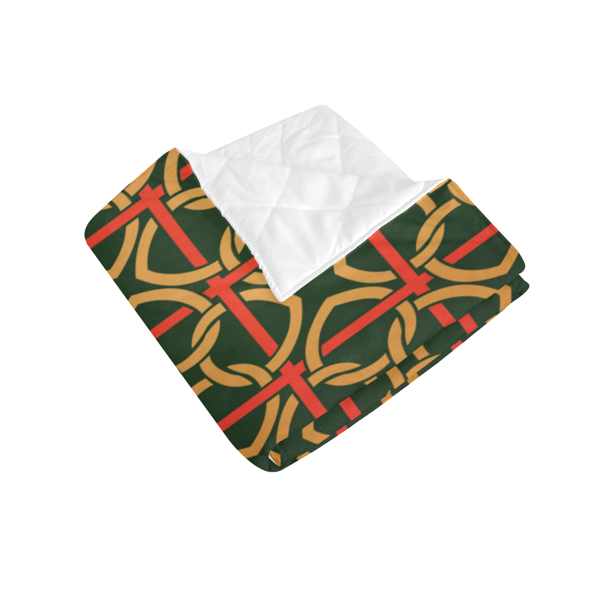 Irish Pattern Print Design 01 Premium Quilt