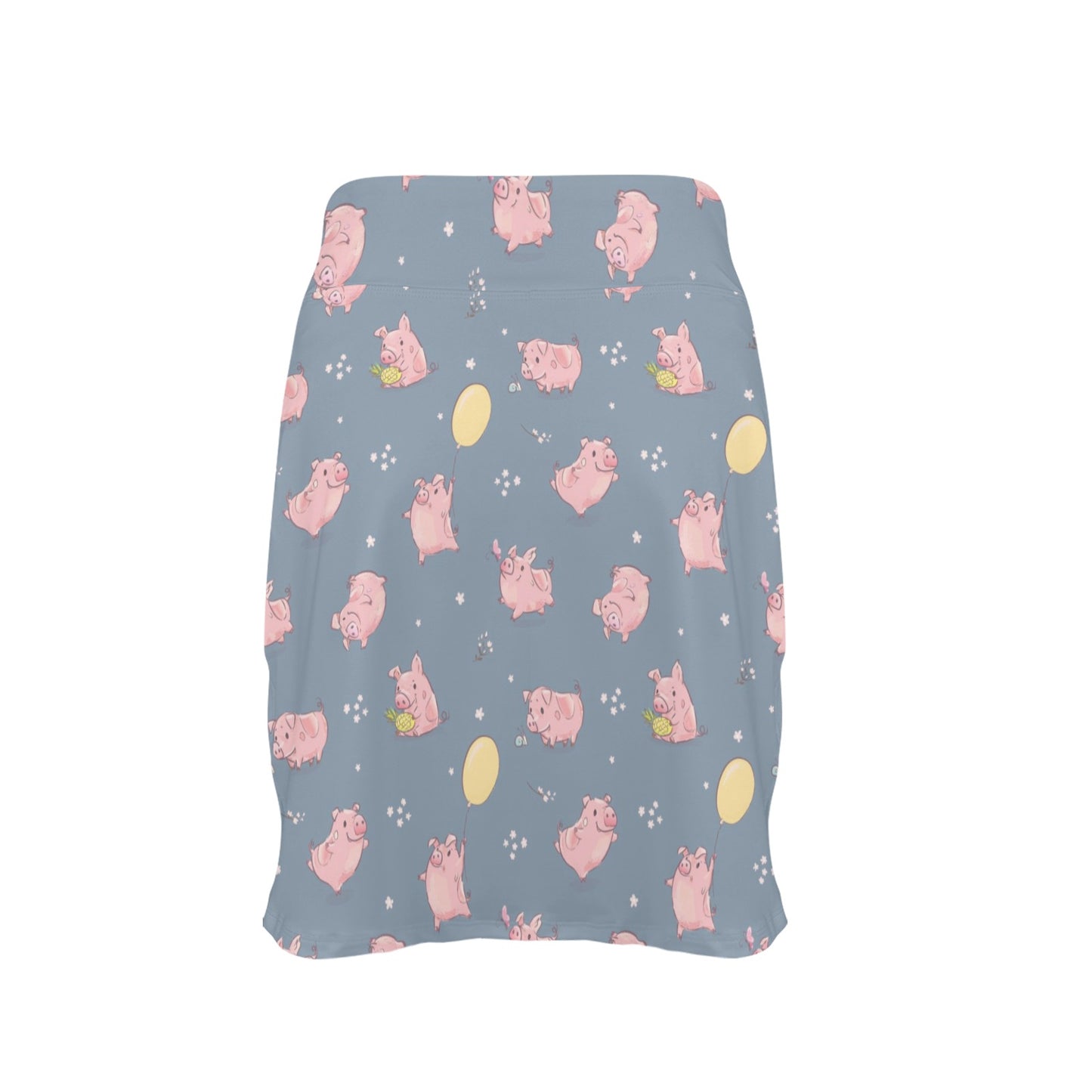 Pig Print Design LKS405 17" Golf & Pickleball Skort with Pockets