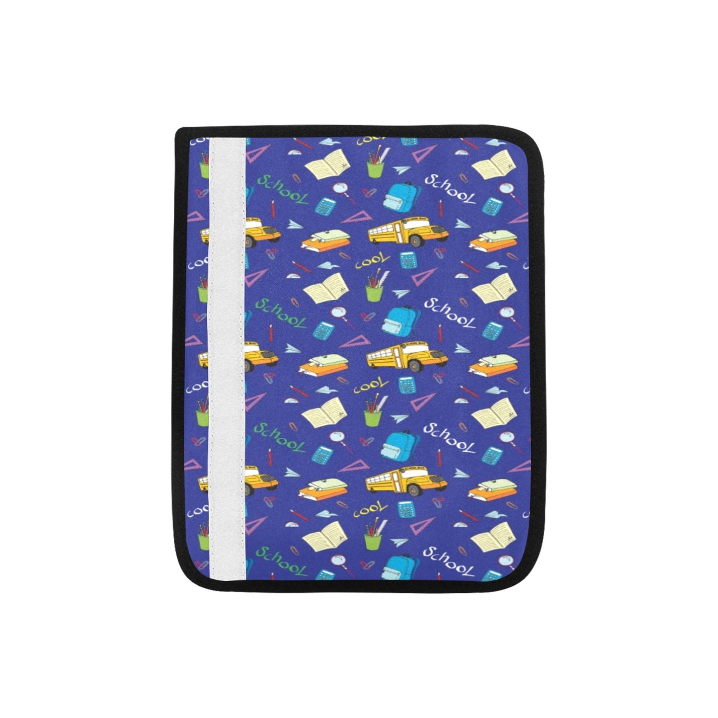 School Bus Print Design LKS307 Car Seat Belt Cover