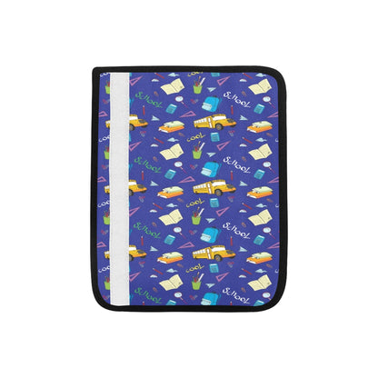School Bus Print Design LKS307 Car Seat Belt Cover
