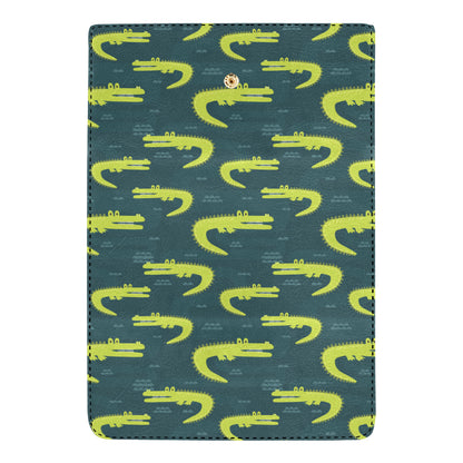 Alligator Pattern Print Design 03 Women's Trifold Wallet