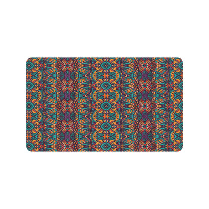 Ethnic Style Print Pattern Rubber Doormat