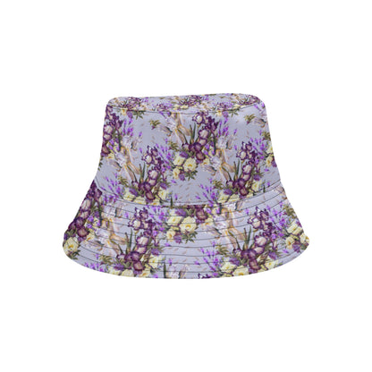 Iris Pattern Print Design IR07 Unisex Bucket Hat