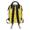 Honey Bee Print Design LKS303 Diaper Bag Backpack