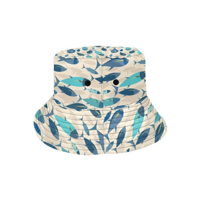 Tuna Fish Print Design LKS302 Unisex Bucket Hat