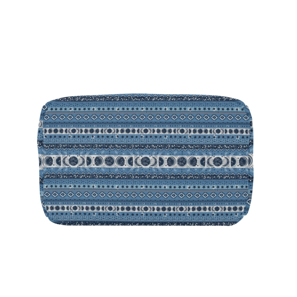 Sun Moon Pattern Print Design LKS306 Insulated Lunch Bag