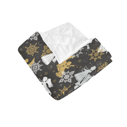 Angel Pattern Print Design 04 Premium Quilt