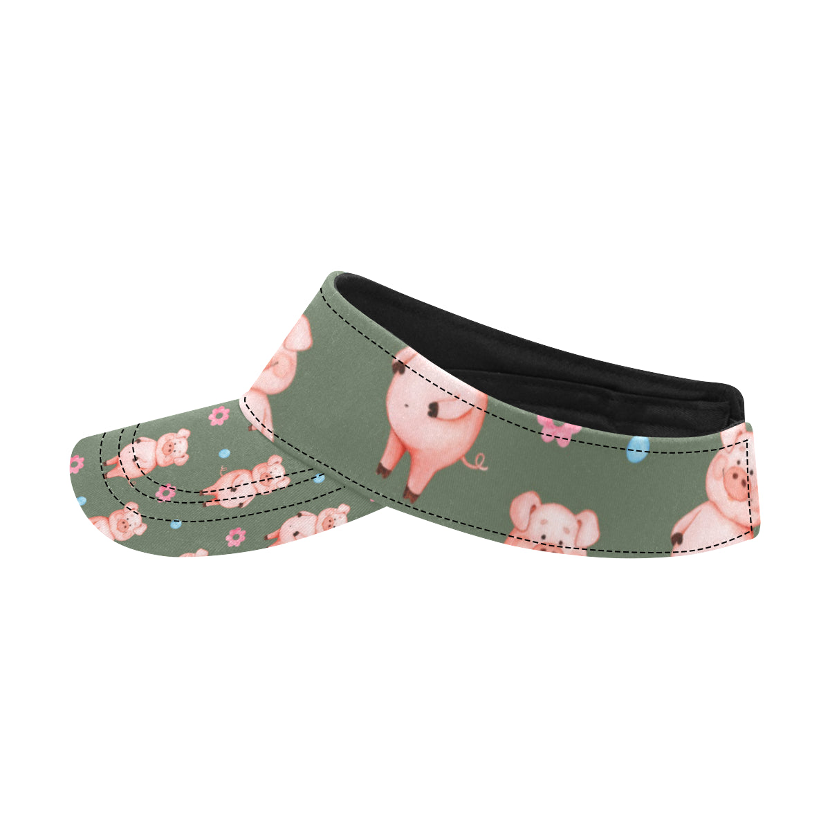 Pig Pattern Print Design 03 Unisex Sun Visor