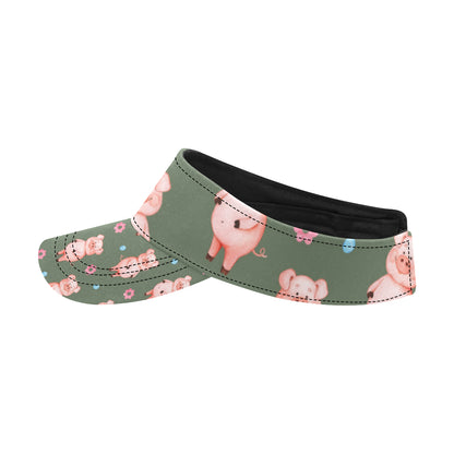 Pig Pattern Print Design 03 Unisex Sun Visor