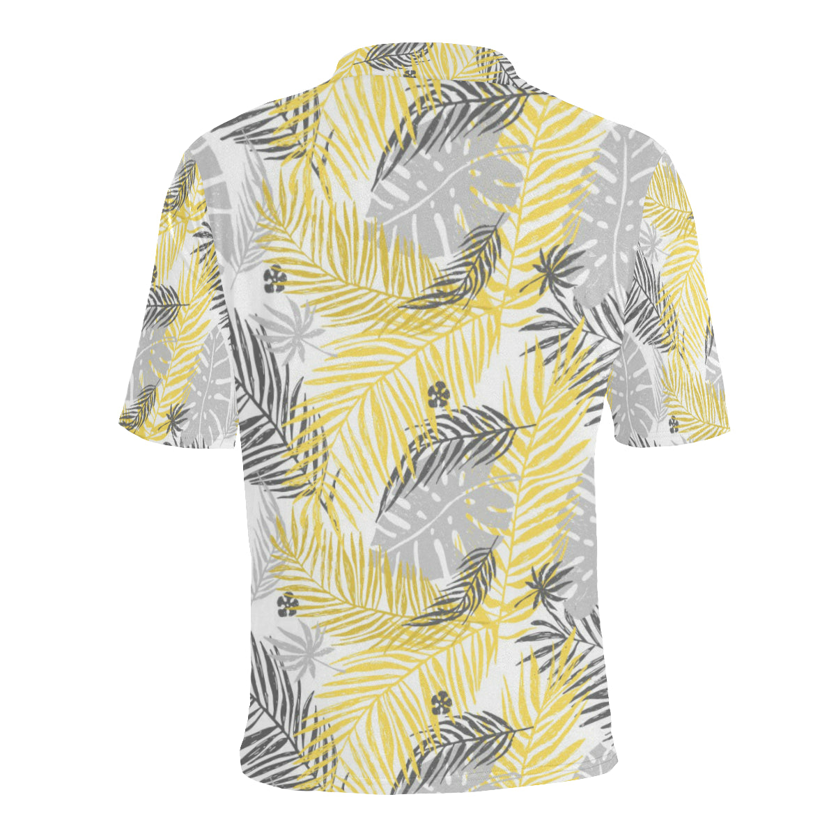 Palm Leaves Pattern Print Design PL012 Men Polo Shirt