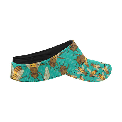 Bee Pattern Print Design BEE04 Unisex Sun Visor