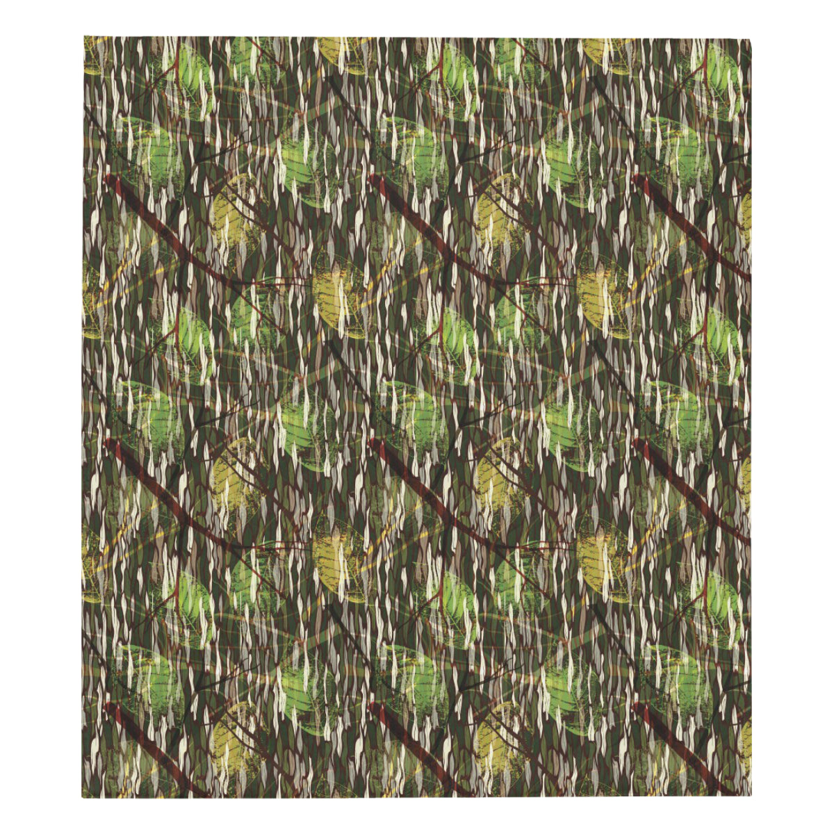 Camouflage Realtree Pattern Print Design 02 Premium Quilt