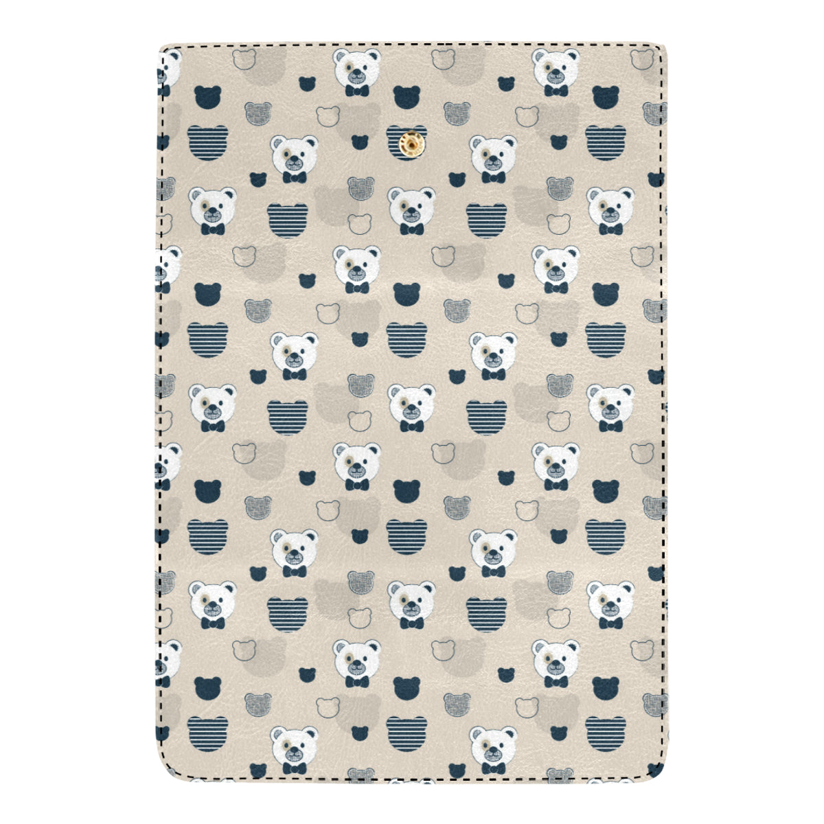 Bear Pattern Print Design 05 Women's Trifold Wallet
