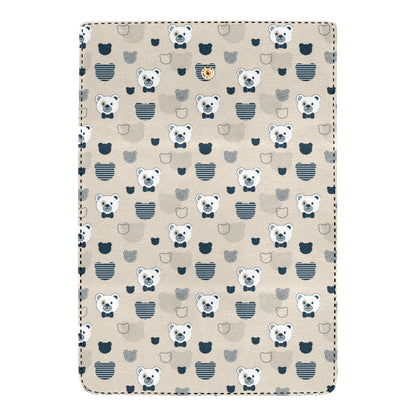 Bear Pattern Print Design 05 Women's Trifold Wallet