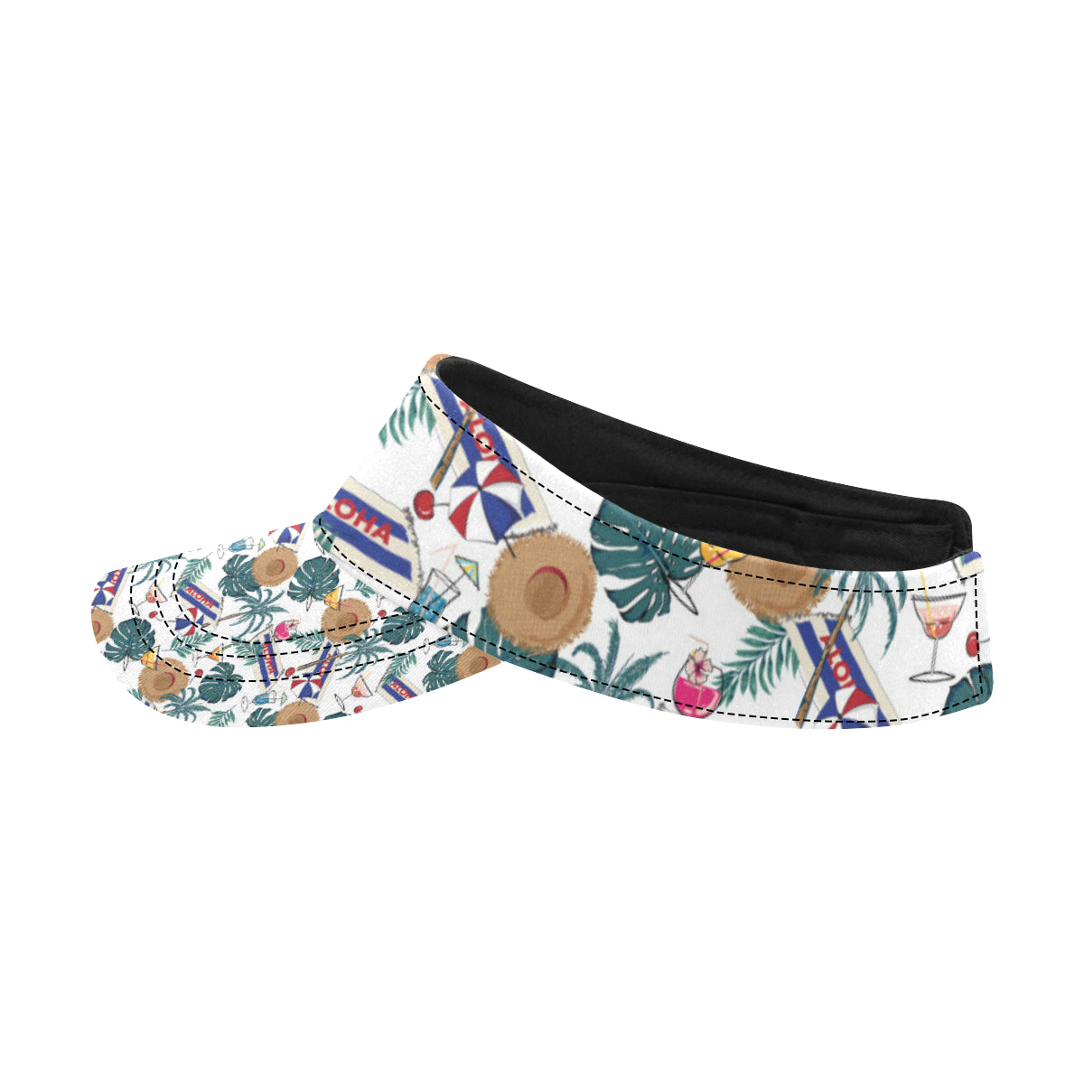Aloha Hawaii Beach Pattern Print Design 04 Unisex Sun Visor