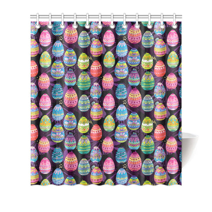 Easter Eggs Pattern Print Design RB08 Shower Curtain