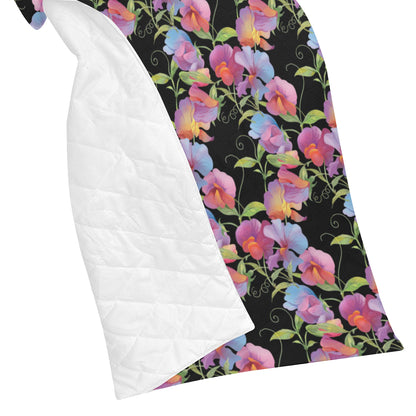 Peony Pattern Print Design PE012 Premium Quilt