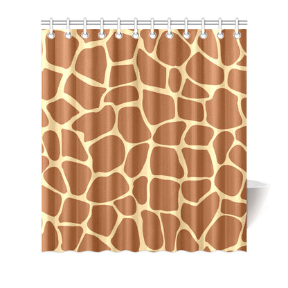 Giraffe Texture Print Shower Curtain