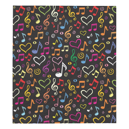 Music note Pattern Print Design A01 Premium Quilt