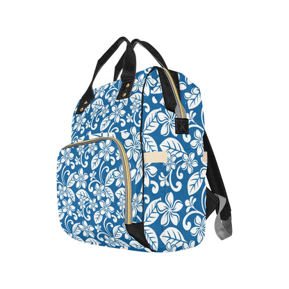 Plumeria Pattern Print Design PM013 Diaper Bag Backpack