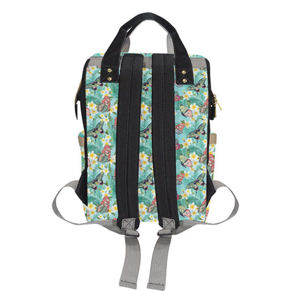 Butterfly Pattern Print Design 09 Diaper Bag Backpack