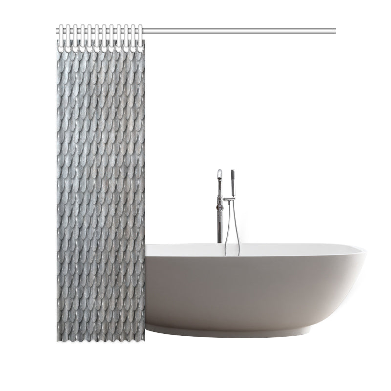 Armor Scales Pattern Print Design 03 Shower Curtain