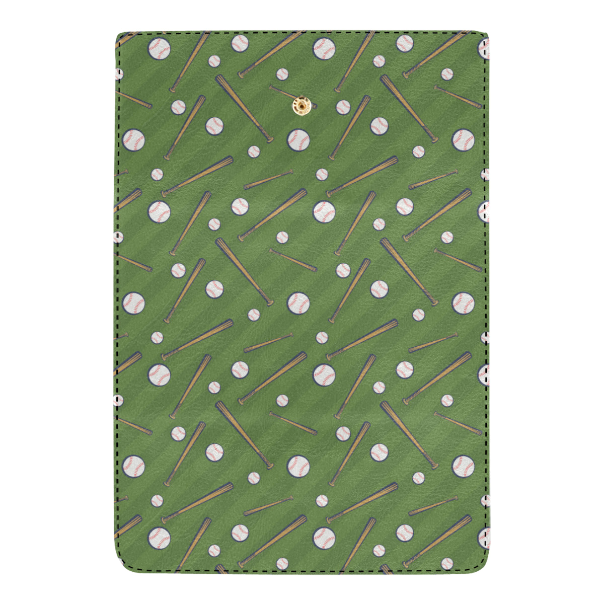Baseball Pattern Print Design 02 Women's Trifold Wallet