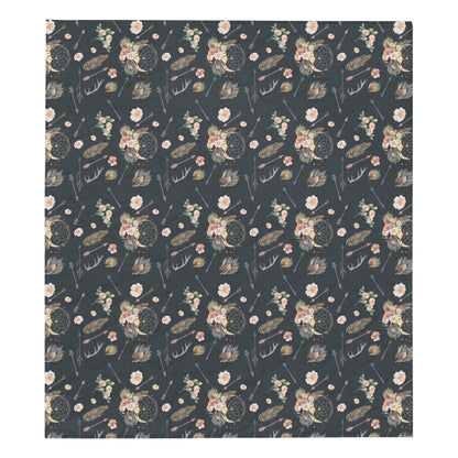 Bohemian Pattern Print Design 09 Premium Quilt