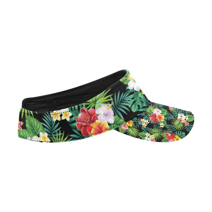 Hibiscus Hawaiian flower tropical Unisex Sun Visor