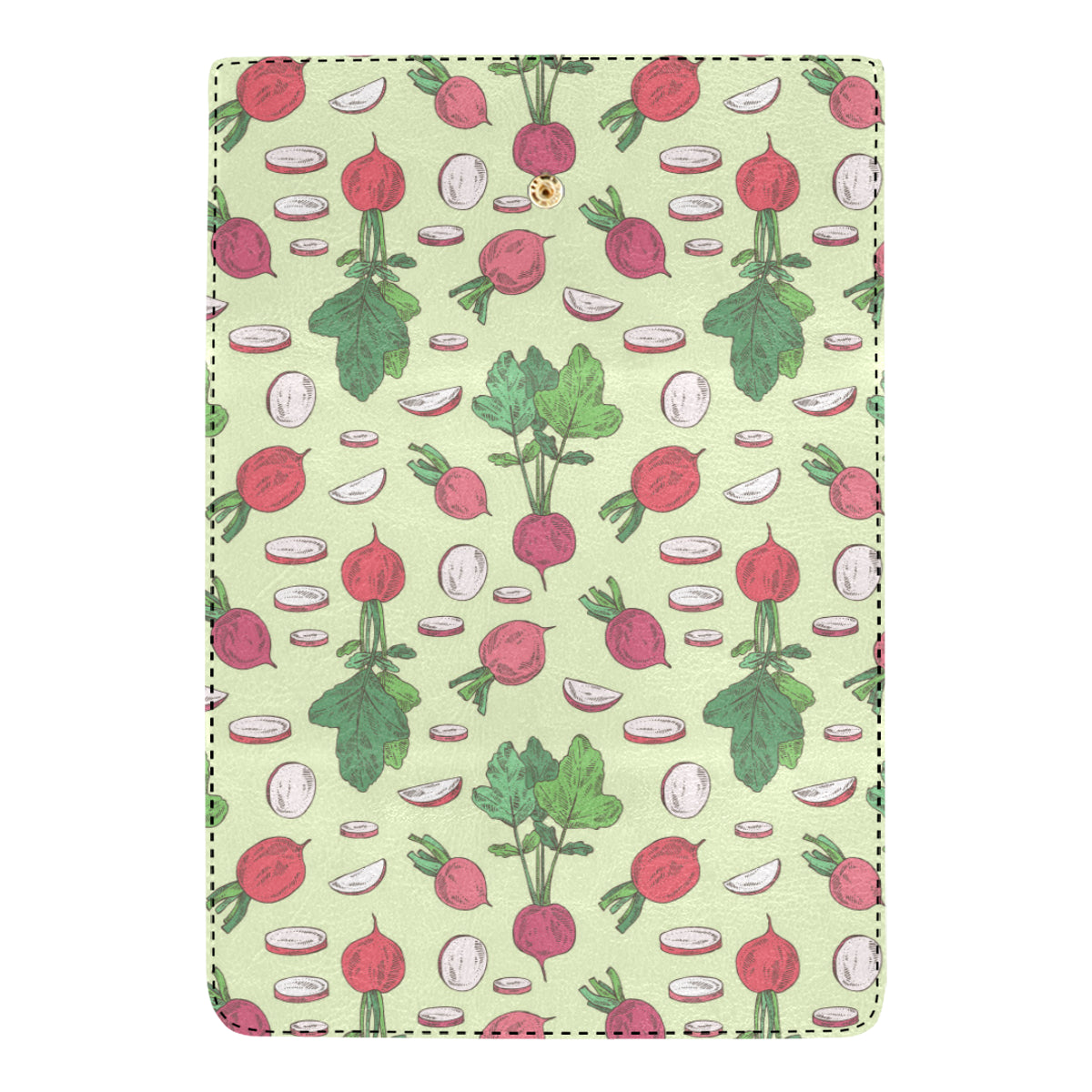 Radish Pattern Print Design A04 Women's Trifold Wallet