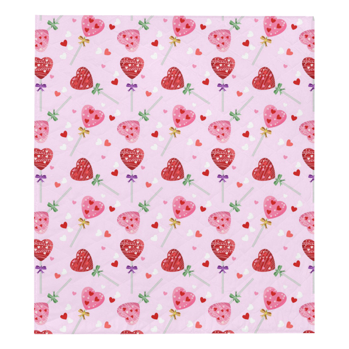 Lollipop Pattern Print Design LL07 Premium Quilt