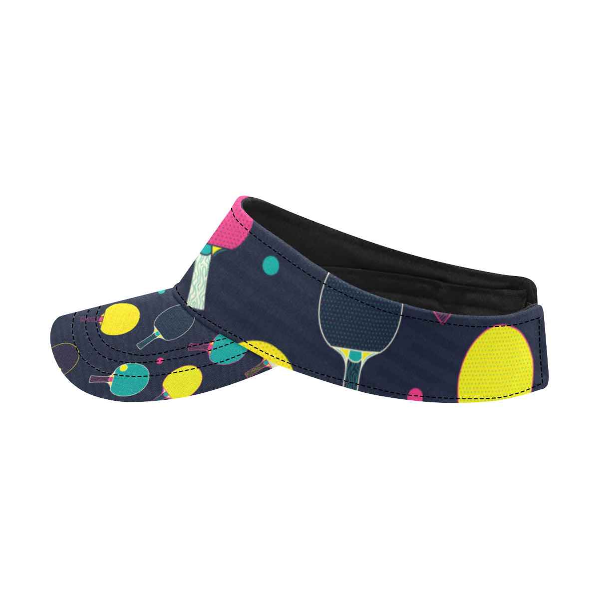 Ping Pong Pattern Print Design A04 Unisex Sun Visor