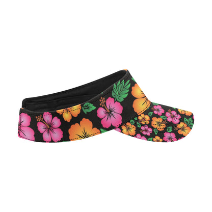 Hibiscus Pattern Print Design HB029 Unisex Sun Visor