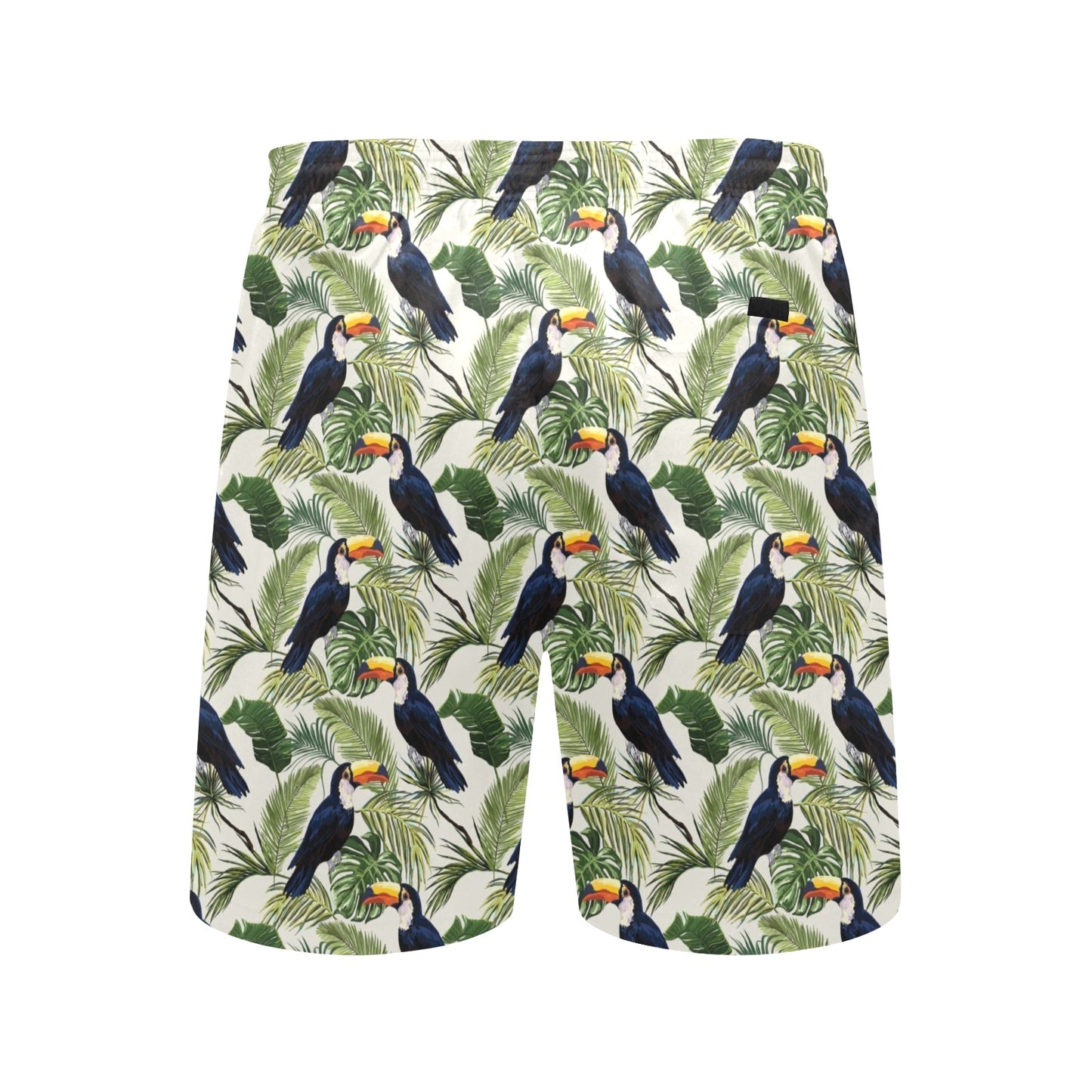 Toucan Print Design LKS308 Men's Swim Trunks Beach Shorts