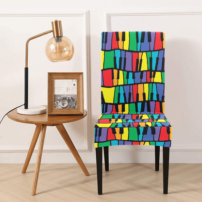 Piano Print Design LKS402 Dining Chair Slipcover
