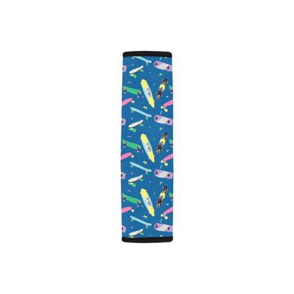 Skateboard Print Design LKS302 Car Seat Belt Cover