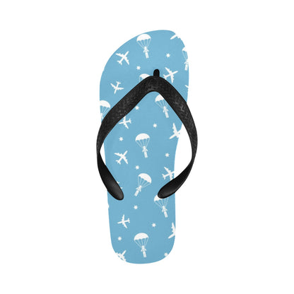 Skydiver Print Design LKS303 Flip Flops